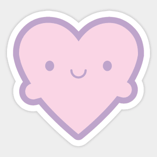 Kawaii Heart Hugs Sticker